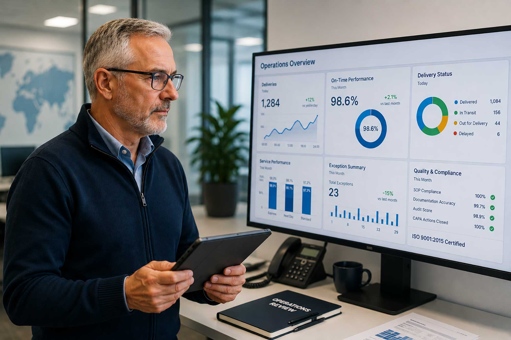 Horizon express employee checking online compliance and standards analysis
